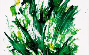 Aquarell - "Rucola" 39 x 29 mit Passepartout 50 x 40 · 180 Euro